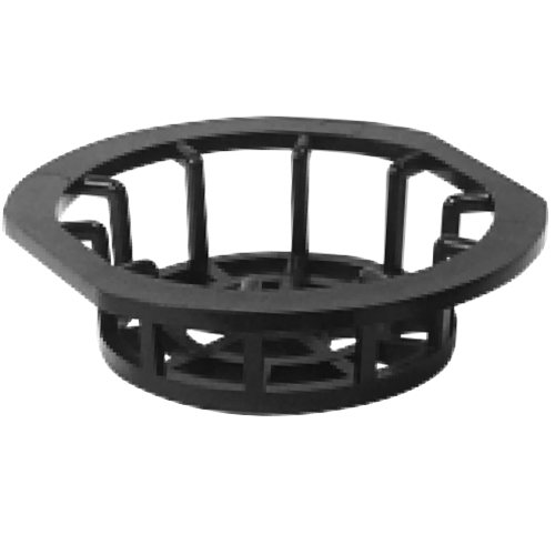 Novel Modern 10*10 Drain Hair Catcher Deodorant Strainer - Black